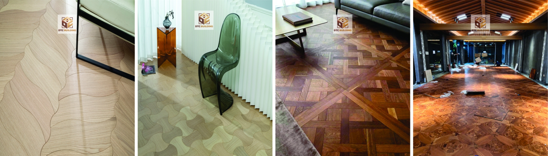 +100 Mẫu sàn gỗ nghệ thuật độc đáo tại DTC Floor