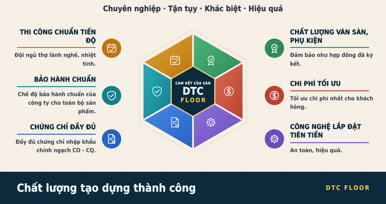 Cam kết của DTC Floor